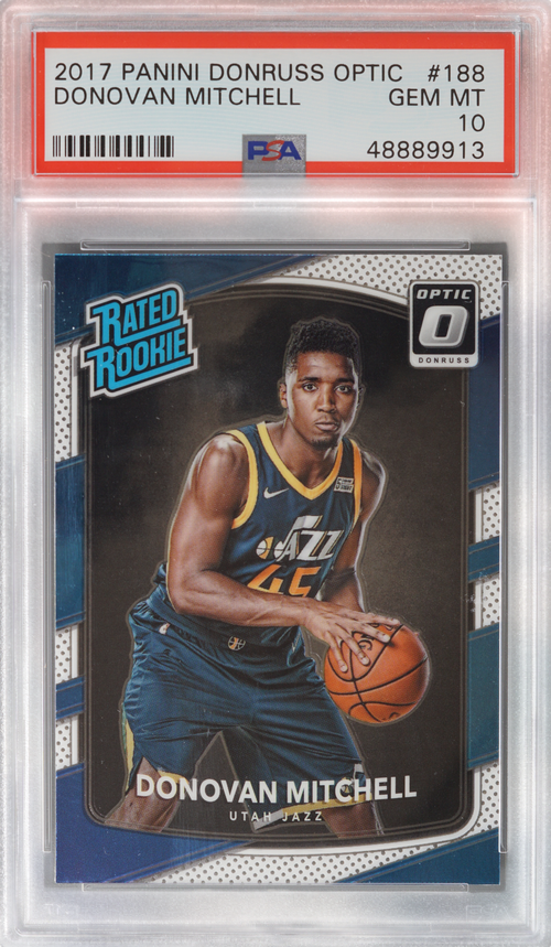 Donovan Mitchell trading card