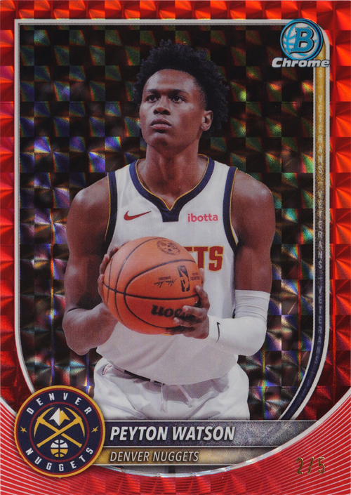 Peyton Watson trading card