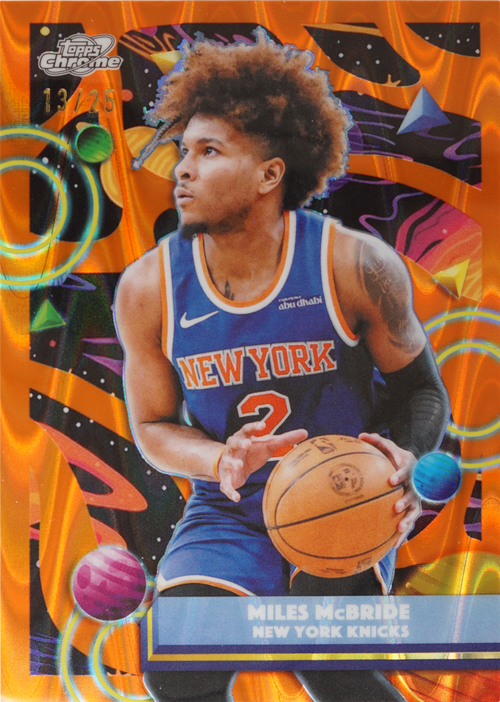 Miles McBride trading card