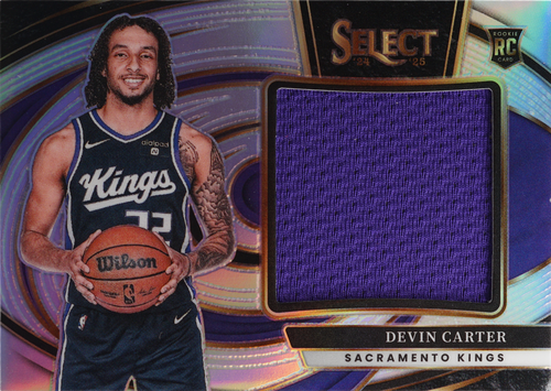 Devin Carter trading card