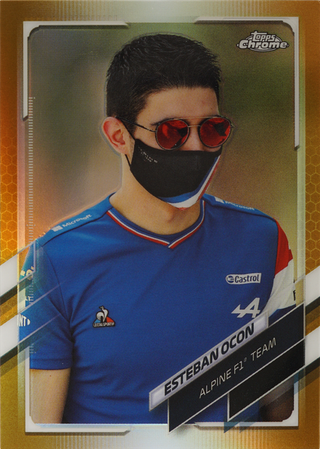 Esteban Ocon trading card