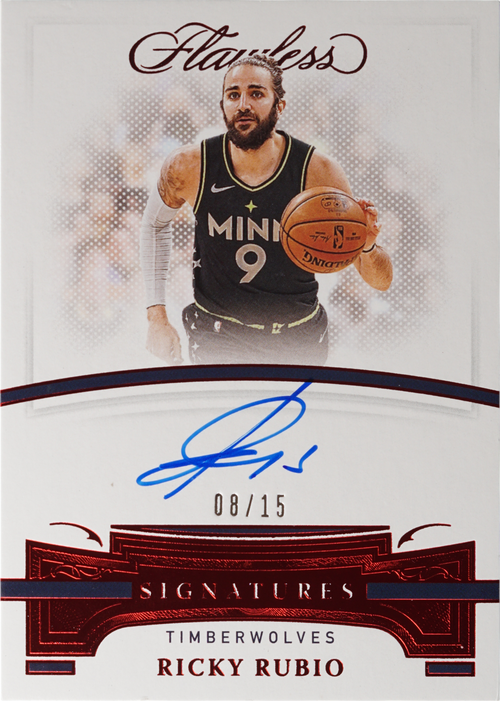 Ricky Rubio trading card