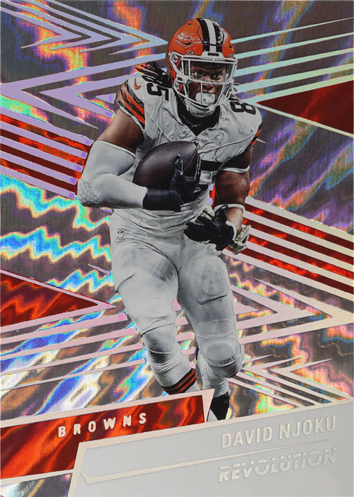 David Njoku trading card