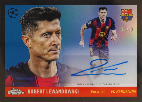 Robert Lewandowski trading card