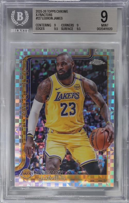 LeBron James trading card