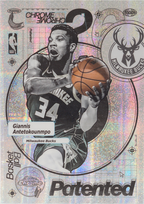 Giannis Antetokounmpo trading card
