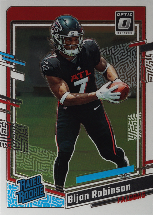 Bijan Robinson trading card