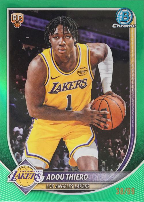 Adou Thiero trading card
