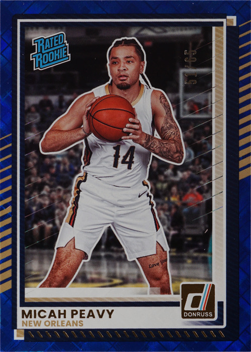 Micah Peavy trading card