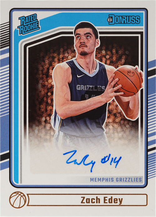 Zach Edey trading card