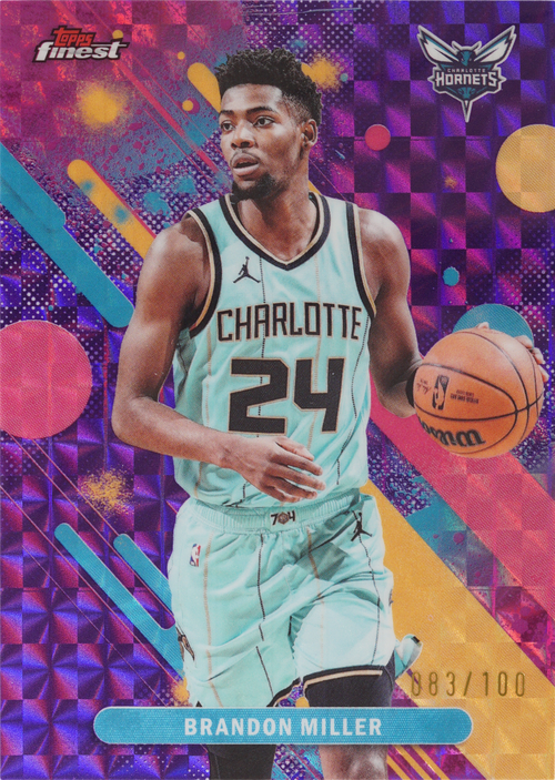 Brandon Miller trading card