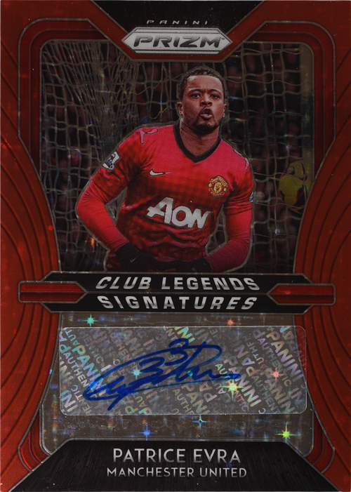 Patrice Evra trading card