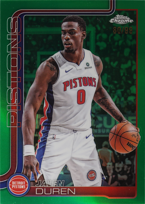 Jalen Duren trading card