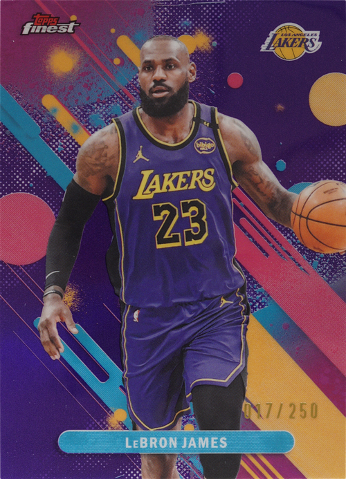 LeBron James trading card