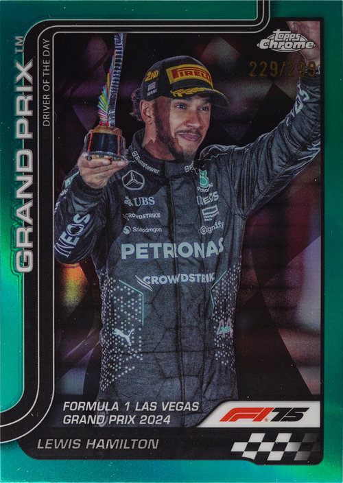 Lewis Hamilton trading card