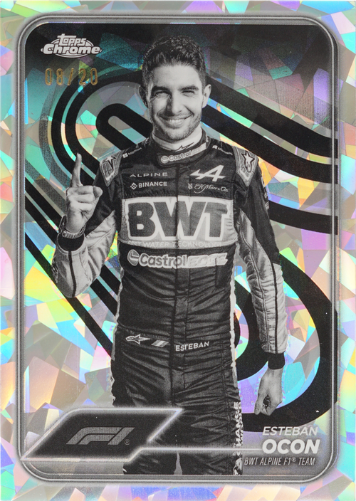 Esteban Ocon trading card