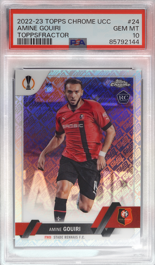 Amine Gouiri trading card