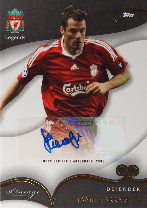 Jamie Carragher trading card