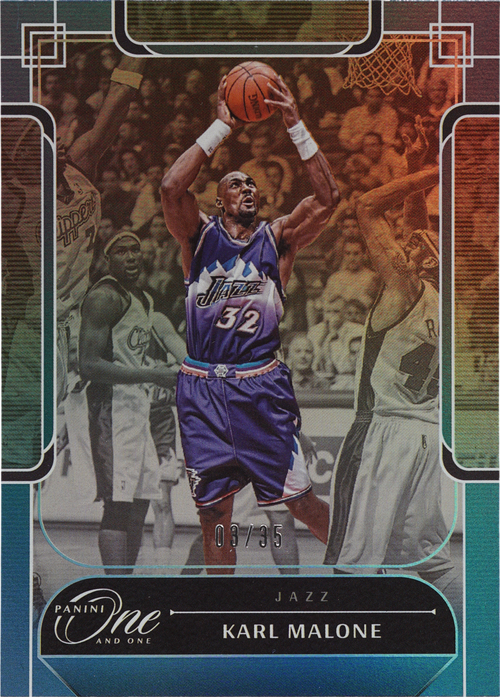 Karl Malone trading card