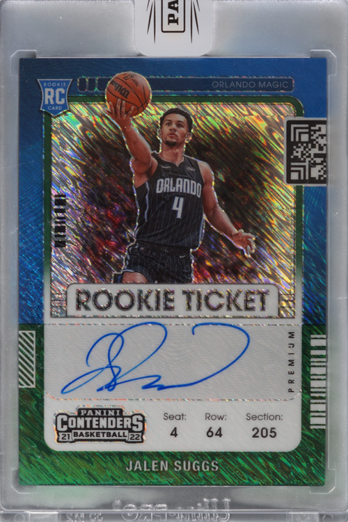 Jalen Suggs trading card