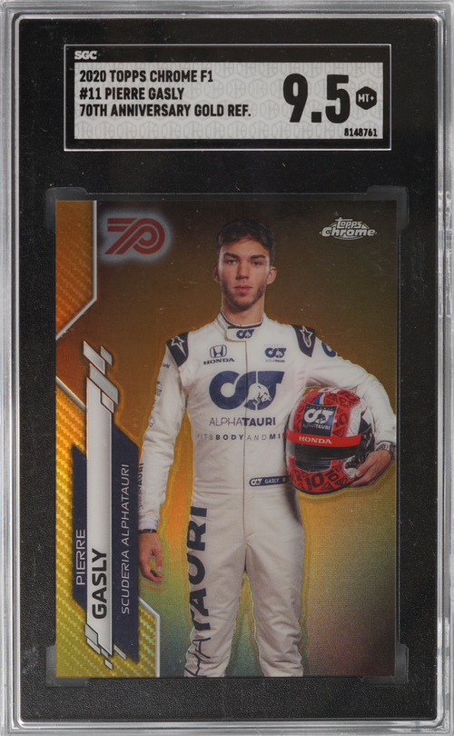 Pierre Gasly trading card