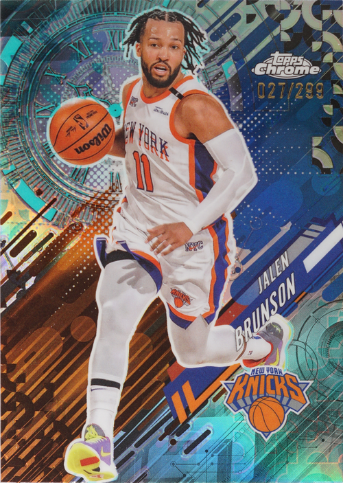 Jalen Brunson trading card