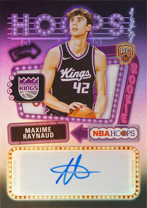 Maxime Raynaud trading card