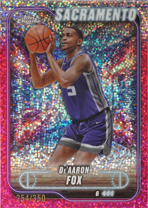 De'Aaron Fox trading card