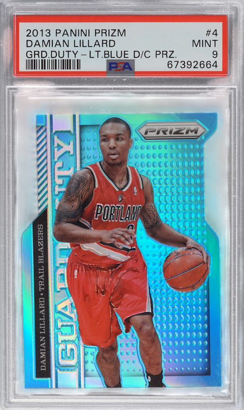 Damian Lillard trading card