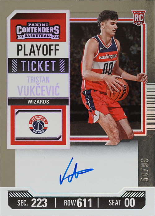 Tristan Vukcevic trading card