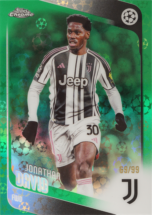 Jonathan David trading card