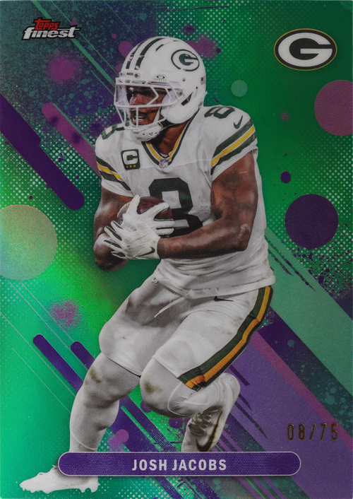 Josh Jacobs trading card