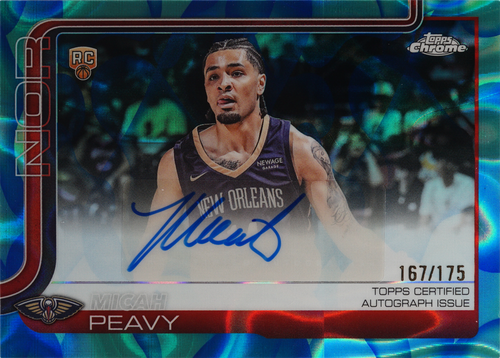 Micah Peavy trading card