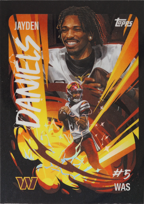 Jayden Daniels trading card