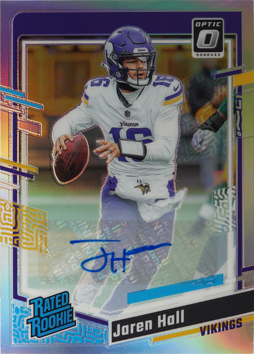 Jaren Hall trading card