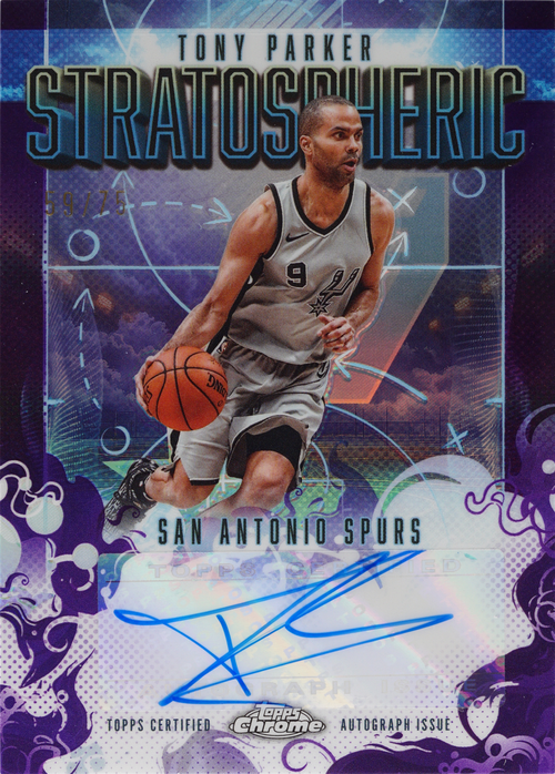 Tony Parker trading card