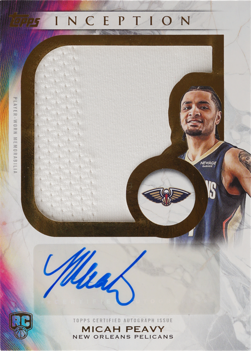 Micah Peavy trading card