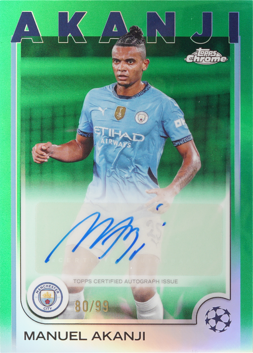 Manuel Akanji trading card