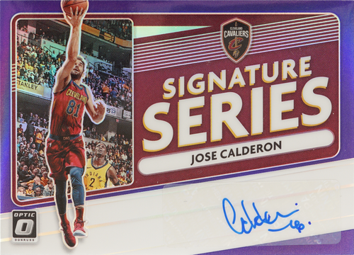 Jose Calderon trading card