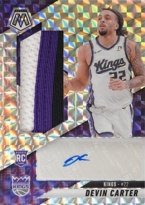 Devin Carter trading card