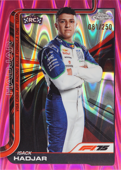 Isack Hadjar trading card