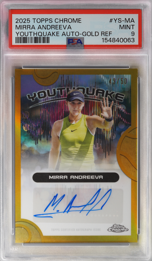 Mirra Andreeva trading card