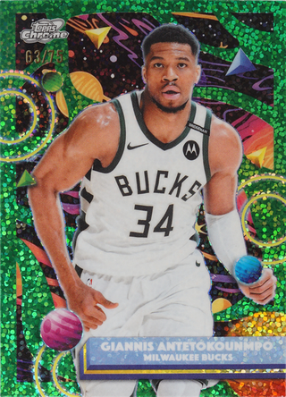 Giannis Antetokounmpo trading card
