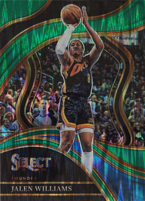 Jalen Williams trading card