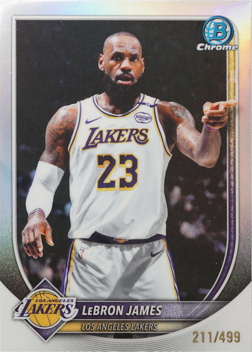 LeBron James trading card