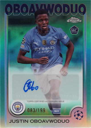 Justin Oboavwoduo trading card