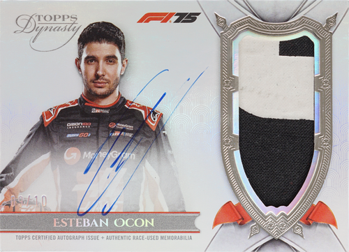 Esteban Ocon trading card