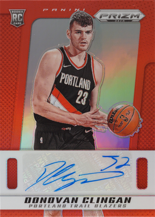 Donovan Clingan trading card