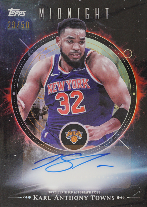 Karl-Anthony Towns trading card