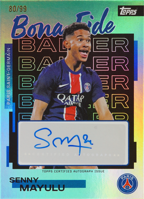 Senny Mayulu trading card